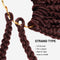 12 Inch AU-THEN-TIC Box Braid Crochet Hair Crochet Box Braids Hair Mambo Twist Braiding Pre-Stretched Pre Looped Hair Extensions (12 Inch (Pack of 8), 99J (Black Burgundy)) AU-THEN-TIC