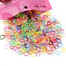 Multi Candy Color Baby Girl's Kids Hair Holder Hair Ties Elastic Rubber Bands (small(2000pcs), Muti-color 10) MIUANCE
