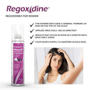 Regoxidine Women's 5% Minoxidil Foam (4-Month Supply) Helps Restore Top of Scalp Hair Loss and Support Hair Regrowth with Unscented Topical Aerosol Treatment for Thinning Hair Regoxidine