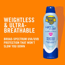Banana Boat Light As Air, Reef Friendly, Broad Spectrum Sunscreen Spray 6oz. SPF 50 - Twin Pack Banana Boat
