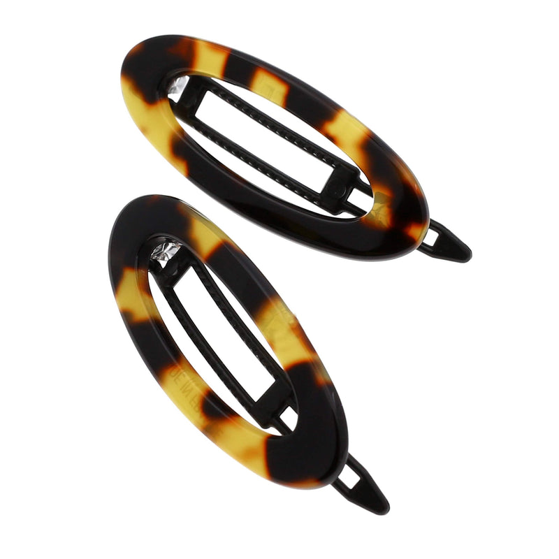 Camila Paris CP1993/2 French Hair Barrette Clip for Women, Handmade, Side Slide-in Metal-Free Closure Strong Hold Grip Hair Clips for Girls, No Slip Durable Styling Hair Accessories, Made in France Camila