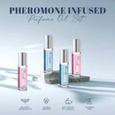 Aeshory Pheromone Perfume for Men - 2 Pcs Roll-On Pheromone Cologne, Long-Lasting Scents Attraction Pheromone Infused Essential Oil Perfume for Men Infinity Warehouse