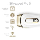 Braun IPL Hair Removal for Women and Men, Silk Expert Pro 5 PL5137 with Venus Swirl Razor, FDA Cleared, Permanent Reduction in Hair Regrowth for Body & Face, Corded Braun