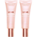 L’Oréal Paris True Match Lumi Glotion Medium and Deep Bundle, Highlighter and Bronzer For Radiant Glow, Pack of 2 Infinity Warehouse