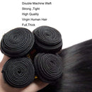 Maxine Brazilian Hair 4 Bundle 10A Virgin Unprocessed Long Straight Human Hair 28 30 32 34 inch Brazilian Straight Hair Weave Natural Black Color Maxine Store