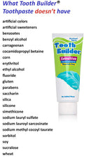 Squigle Tooth Builder SLS Free Toothpaste (Stops Tooth Sensitivity) Prevents Canker Sores, Cavities, Perioral Dermatitis, Bad Breath, Chapped Lips - 1 Pack Squigle