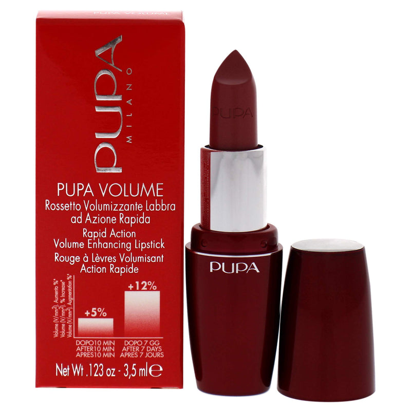 Pupa Milano Volume Enhancing Lipstick - Bright And Defined Lips - Smooth, Super Creamy And Comfortable Texture - Combats Flaking And Discomfort - Rapid Action - 301 Coral Pink - 0.123 Oz PUPA Milano