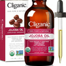 Cliganic Carrier Oils Duo: Organic Jojoba Oil and Organic Argan Oil Cliganic