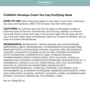 Purifying Green Tea Mask, Natural Facial Clay Mask Deep Pore Cleansing with Green Tea Extract and Portulaca Extract, for Clogged Pores, Detoxifies & Balance Oil, 3.52 fl.oz Infinity Warehouse