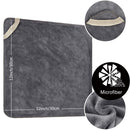 Sinland Microfiber Facial Cloths Fast Drying Washcloth 12inch x 12inch (6pack, Blue+Navy Blue+Grey) SINLAND