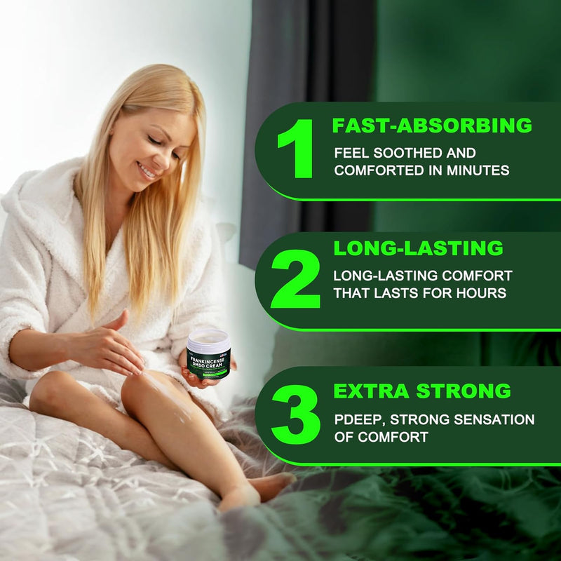 ZOXY DMSO Cream, 99.9% Pure, for Joint & Muscle, with Magnesium, MSM, Frankincense, Aloe Vera, Turmeric, Herbal, and Arnica, Quickly Absorbed, Low Odor, Non-Greasy,4 oz Infinity Warehouse