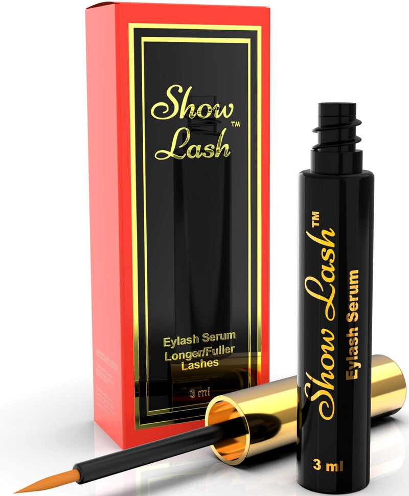 Show Lash Eyelash Growth Serum for Longer, Thicker, Gorgeous Looking Lashes. Irritation Free Eyelash Serum LeVaye'