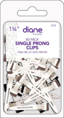 Diane Single Prong Clips 80 Pack Diane