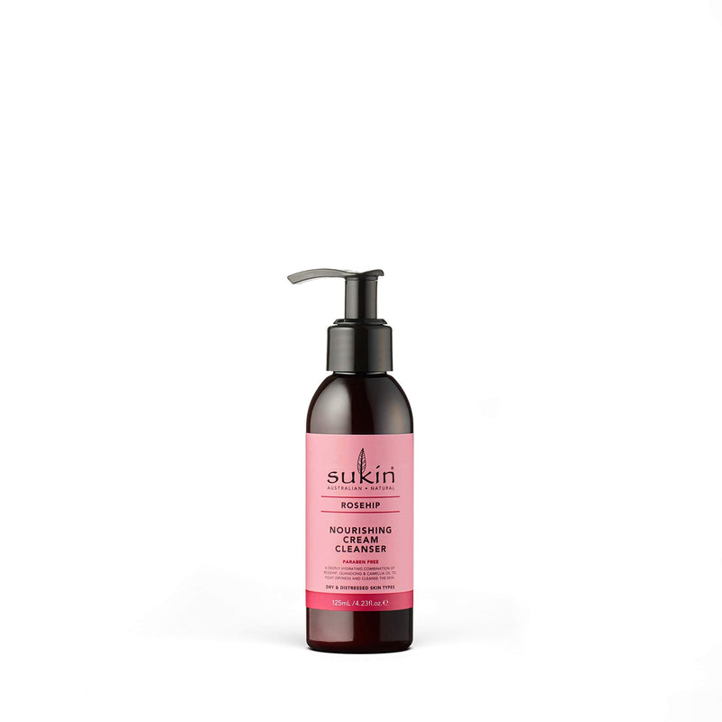 Sukin Rosehip Nourishing Cream Cleanser, 4.23 Ounces Sukin