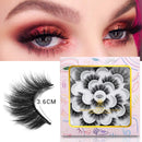 DYSILK 10 Pairs 6D Mink Eyelashes Faux Fluffy Wispy Long Dramatic False Eyelashes Thick Volume Fake Eyelashes Natural Soft Extension Eyelashes Makeup Handmade Pack Lashes No Glue |01-18mm DYSILK
