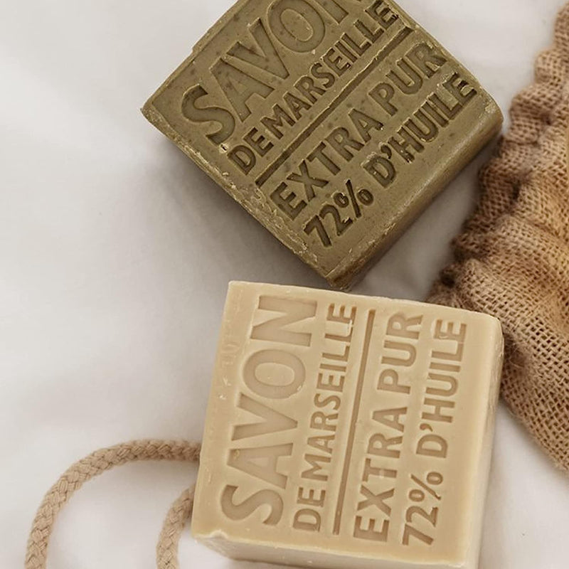 Compagnie de Provence Savon Marseille Olive Soap Cube - 400 grams - Made in France Infinity Warehouse