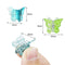 EAONE Butterfly Hair Clips 50Pcs, Pastel Cute Hair Clips Mini Small Hair Claw Clips Hair Aesthetic Accessories for 90s 2000s Girls Women Hair with Container Package, Gradient Transparency Colors EAONE