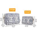 Large Makeup Bag Zipper Pouch Travel Cosmetic Organizer for Women and Girls (Large, Elephant) Narwey