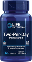 Life Extension Two-Per-Day High Potency Multi-Vitamin & Mineral Supplement & Magnesium Caps, 500 mg, Magnesium Oxide, Citrate, Succinate Infinity Warehouse