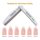Nail Files and Buffers, 100/180 Grit Nail File Set, Double Sided Emery Boards Manicure Tools for Nail Grooming and Styling Fanzbike