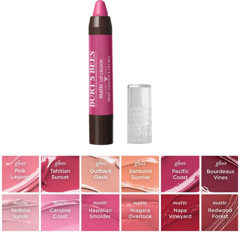Burt's Bees 100% Natural Moisturizing Matte Lip Crayon, Hawaiian Smolder Burt's Bees