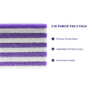 Adofect 5 Pack Pumice Stone for Feet, Hard Skin, Exfoliating Heels and Callus Remover Double-Sided Foot Pumice Scrubber, Pumice Pedicure Tool (Purple) Adofect Store