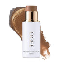 Ogee Sculpted Face Stick (MOONSTONE - ULTRAVIOLET SHEEN) Certified Organic Highlighter Makeup - Multi-Use Glow Highlighter Stick Infinity Warehouse