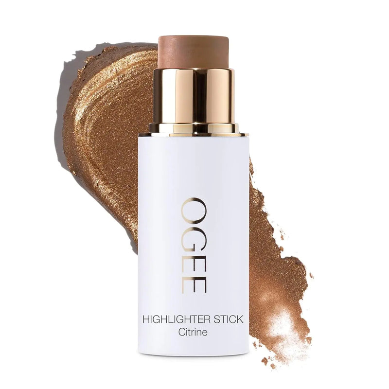 Ogee Sculpted Face Stick (MOONSTONE - ULTRAVIOLET SHEEN) Certified Organic Highlighter Makeup - Multi-Use Glow Highlighter Stick Infinity Warehouse