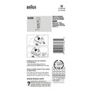 Braun Series 5 Electric Shaver Replacement Head - 52B - Compatible with Electric Razors 5090/5190cc, 5040/5140s, 5030s, 5147s, 5145s, 5195cc, 5197cc Braun