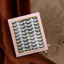 DYSILK 20 Pairs 6D Mink Eyelashes Faux Fluffy Wispy Dramatic False Eyelashes Natural Volume Fake Eyelashes Long Handmade Soft Reusable Thick Lashes 4 Styles Mixed DYSILK Store