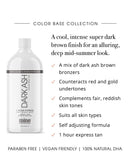 MineTan Spray Tan Solution | Dark Ash Sunless Tanning Solution - For a Cool, Intense Super Dark Brown Finish, Infused with Powerful Antioxidants & Oils, Salon Professional Formula, Vegan, 33.8 Fl Oz MINETAN BODY.SKIN