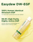EASYDEW DW-EGF Peptide M Vita-C Toner – Revitalizing Exfoliating Hydrating Toner for Sensitive Skin with Glutathione, Vitamin C, Niacinamide and PHA - Skin Softening & Clearing Booster, 5.07 fl.oz. Infinity Warehouse