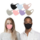 Light Weight Unisex Adult Fashion Face Covering, Reusable, Dust Proof, Washable, Cool 5 Mixed Colors (Set of 7) Burro