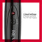 REVLON Silicone Bristle Heated Hair Styling Brush | Fast, Long Lasting Volume for Easy Styling | 1" Barrel for Full Body and Smooth Styles (Black/Pink) Infinity Warehouse