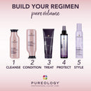 Pureology Pure Volume Shampoo and Conditioner Bundle | For Flat, Fine, Color-Treated Hair | Sulfate-Free | Vegan | Updated Packaging | 9 Fl. Oz. Pureology
