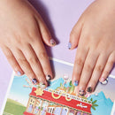 Petitwings Nail Stickers Wraps Decals Polish Self-Adhesive for Kid Girls Boys, a Nail File (Korean Made) (Gather Together) Petitwings