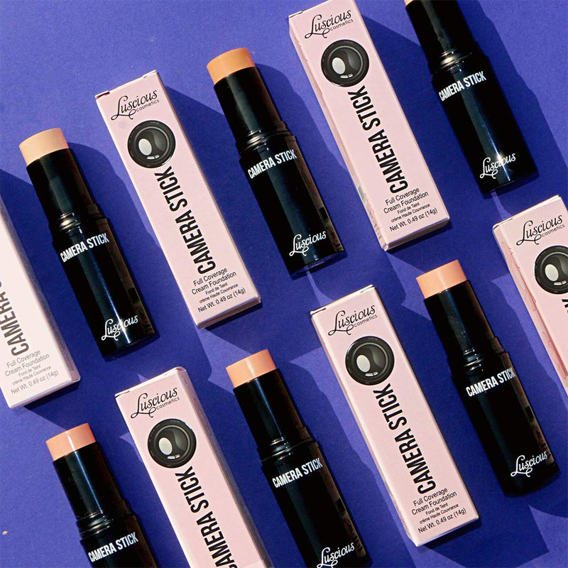 Camera Stick Foundation by True + Luscious - Full Coverage Cream Foundation - Non-Comedogenic & Hydrating Formula - Vegan, Paraben Free, Cruelty Free - 0.49 oz (Shade 1.5: Natural Beige) True + Luscious