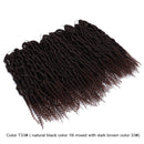 6 Packs Bomb Twist Crochet Hair 14 Inch Spring Twist Crochet Braids Pre-looped Mini Passion Twist Braiding Hair Senegalese Spring Twist Nubian Twist Kinky Curly Synthetic Hair Extensions (T33