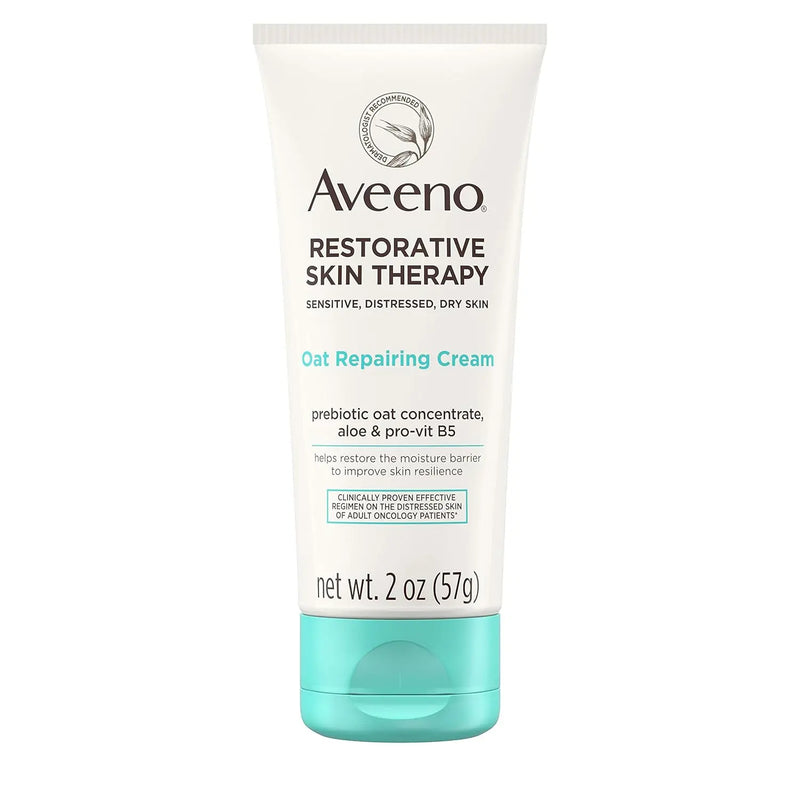 Aveeno Restorative Skin Therapy Moisturizing Oat Repairing Cream for Sensitive, 2.0 Ounce (Pack of 48) Infinity Warehouse