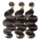16 Inch Human Hair Weft Sew In Natural Black Brazilian Hair 3 Bundles Long Body Wave Unprocessed Hair Weave Extensions for Women 16"x3