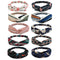 DRESHOW 10 Pack Boho Headbands for Women Vintage Cross Elastic Head Wrap Hair Accessories DRESHOW Store