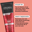 John Frieda Radiant Red Shampoo for Red Hair, Helps Enhance Red Hair Shades, with Pomegranate and Vitamin E, 8.3 Ounce (Pack of 2) John Frieda