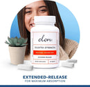 Elon R3 Extra Strength for Hair Growth - Supplements for Women to Grow Thicker, Fuller Hair, Advanced Formula with 5000 mcg Biotin Per Serving & Collagen, 60 Count (Pack of 3) Infinity Warehouse