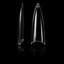 Vivace Clear Stiletto 500 Acrylic False Fake Nail Tips With Clear Plastic Case for Nail Salon Nail Shop (Clear Stiletto) Vivace