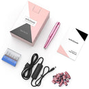 MelodySusie Electric Nail Drill, Portable Electric Nail Drill Machine for Acrylic Gel Nails, Professional Efile E File Manicure Pedicure Polishing Shape Tools, Pink, Gifts for Women MelodySusie