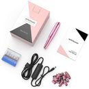 MelodySusie Electric Nail Drill, Portable Electric Nail Drill Machine for Acrylic Gel Nails, Professional Efile E File Manicure Pedicure Polishing Shape Tools, Pink, Gifts for Women MelodySusie