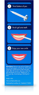AuraGlow Teeth Whitening Pen, 35% Carbamide Peroxide, 15+ Whitening Treatments, No Sensitivity, 2mL AURAGLOW