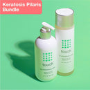 Keratosis Pilaris & Acne Exfoliating Body Wash Cleanser Plus Moisturizing Body Lotion TOUCH