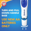 ARM & HAMMER Spinbrush PRO+ Deep Clean REFILLs– Spinbrush Battery Powered Toothbrush Removes 100% More Plaque- Soft Bristles -Two Replacement Heads Arm & Hammer
