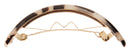 France Luxe Skinny Mini Volume Barrette - Black France Luxe